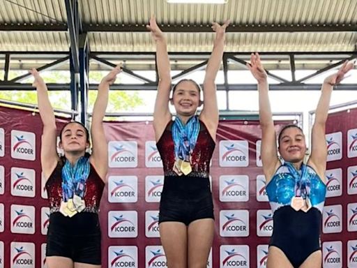 Alajuela impone hegemonía en la gimnasia artística femenina de los Juegos Nacionales