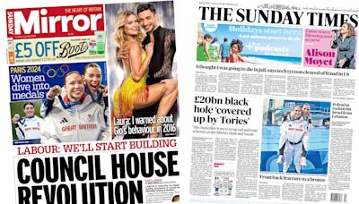 'Council house revolution' and '£20bn black hole'