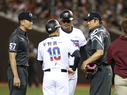 陳金鋒、平野惠一明星賽改當壘審還起衝突 葉總按讚演技