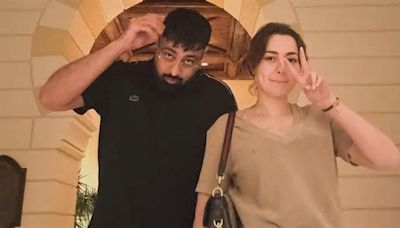 Badshah travels from Chandigarh to Dubai to ‘rescue’ Pakistani actor Hania Aamir. See her post here