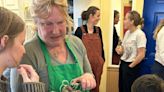 Orcas kids learning about bunny handling | Islands' Sounder