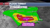 Rare 'high risk' warning for flash flooding issued in Texas, Louisiana