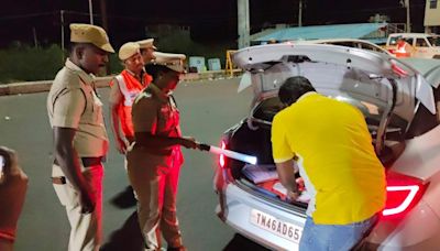 Perambalur police step up checking of vehicles at five locations
