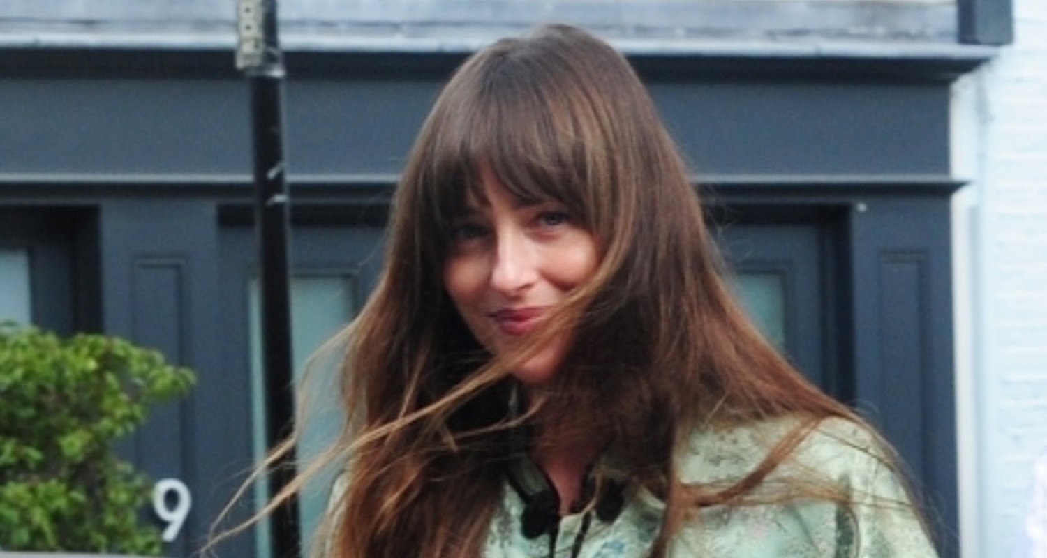 Dakota Johnson Visits Salon During Day Out in London