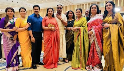 NCW member Khushbu Sundar, Suhasini Maniratnam and Jackie Shroff criticised for posing with Dileep: ‘Deeply triggering’