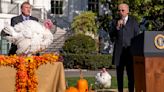 Biden opens holidays, pardons turkeys Chocolate and Chip