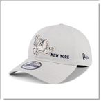【ANGEL NEW ERA】NEW ERA MLB NY 紐約 洋基 蘋果 米白 軟板 9FORTY 老帽 趣味 圖案