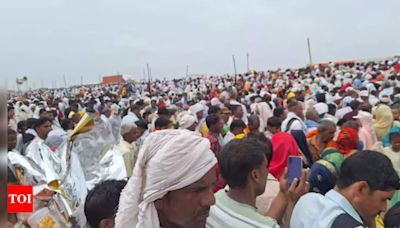 Stampede at Religious Gathering in Hathras Leaves 116 Dead and 300 Injured | Agra News - Times of India