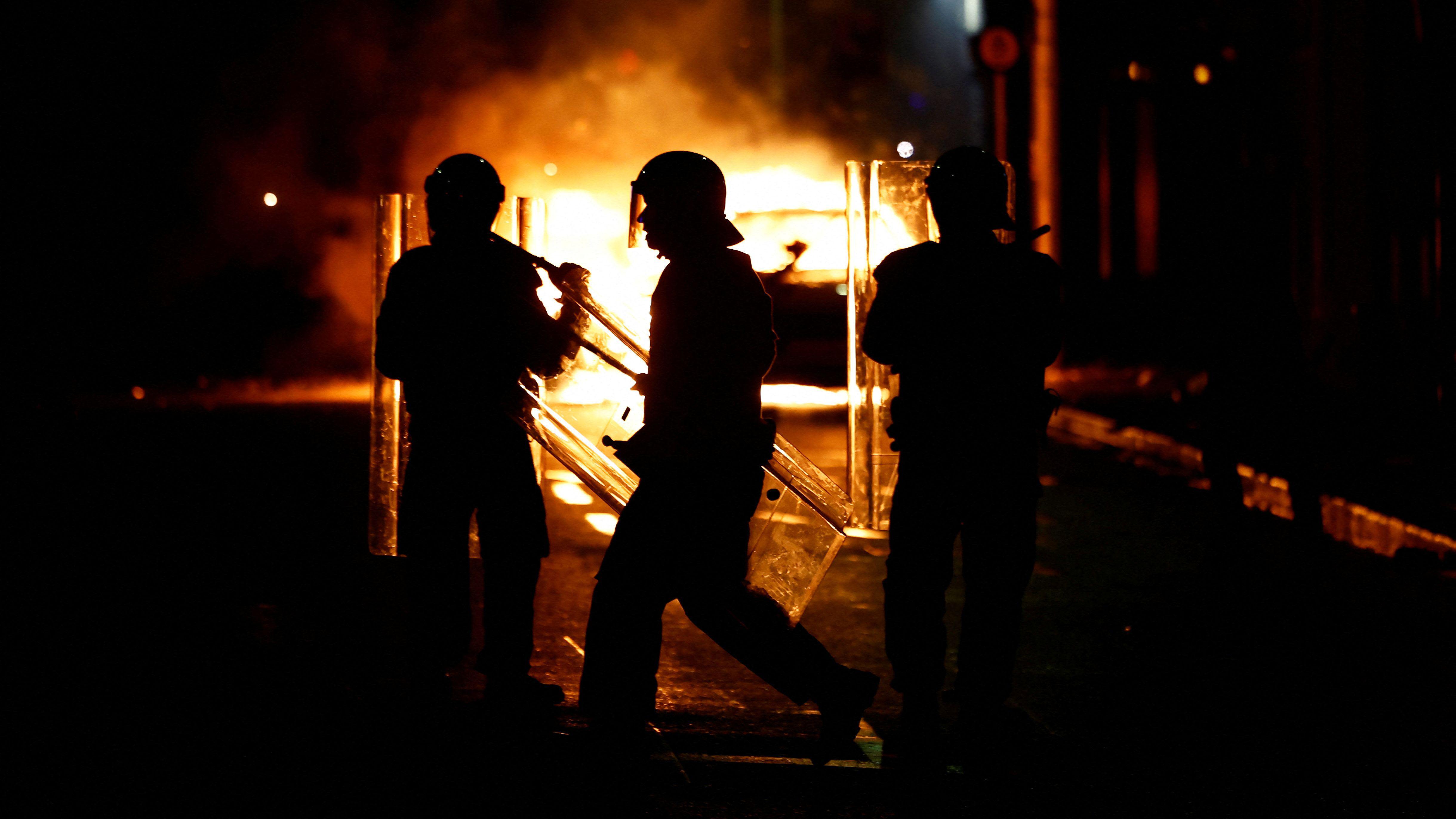 Five men charged in connection with Dublin rioting