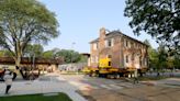 Historic May House reaches its new resting place in nearby Chapin Park neighborhood