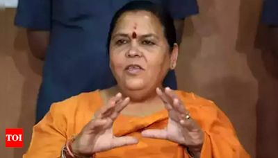 Not necessary that every Ram Bhakt will vote for BJP: Former Madhya Pradesh CM Uma Bharti | Bhopal News - Times of India