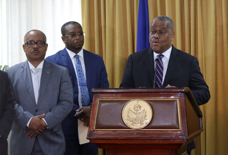 Haiti's new PM Conille says leaders are putting aside differences