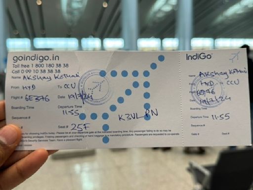 When technology fails! IndiGo’s response to handwritten boarding pass draws mixed reactions