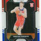 2023-24 Prizm Tristan Vukcevic RC 超美 金屬面 紅白藍 3色亮 新人 特卡