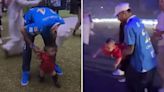 Neymar é flagrado brincando com a filha em campo após Campeonato Saudita: "Paizão"