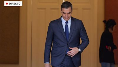 La decisión de Pedro Sánchez, en directo: hoy desvela si sigue o no como presidente del Gobierno