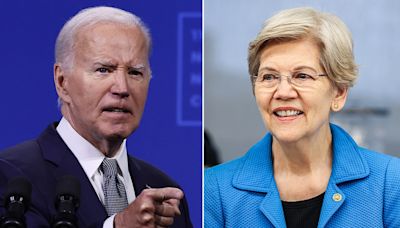 Elizabeth Warren hedges on support for Biden staying in the race: He has a 'really big decision to make'