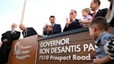 Gov. Ron DeSantis visits Manatee County to unveil neighborhood park named in his honor