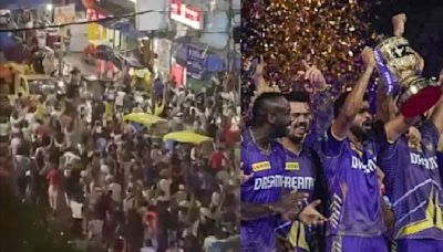 Watch: KKR Fans Flood Kolkata Streets As Shah Rukh Khan's Team Triumphs Over SRH In IPL 2024