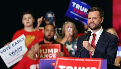 Vice presidential nominee JD Vance rallies Republicans in Radford