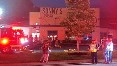 Fire at Gwinnett Sonny’s BBQ restaurant caused by lightning strike, firefighters say