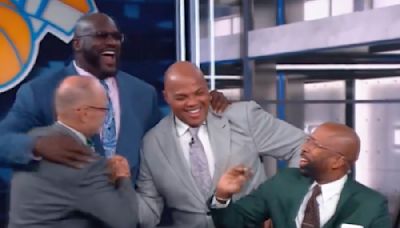 Charles Barkley's Victory Celebration with Shaq Goes Viral After Beating Kenny Smith in Race