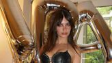 Emily Ratajkowski Wore a Lace-Up Leather Micro-Minidress For Her Birthday Celebrations