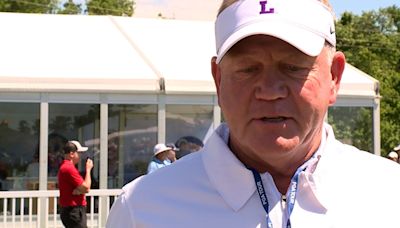 Video: Brian Kelly at Zurich, talks LSU in NFL draft