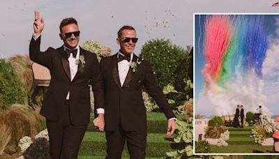 Scott Mills and Sam Vaughan share beautiful photos from their Spanish wedding