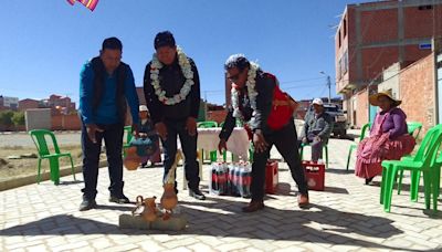 Vecinos del Distrito 8 festejan su 22 aniversario con obras - El Diario - Bolivia