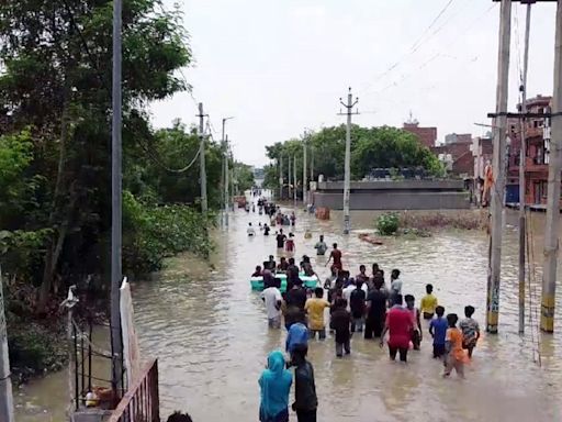 Delhi's Bawana under water after midnight breach of major canal