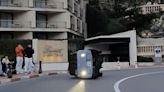 Citroën Ami Driver Rolls Over at Monaco's Famous Hairpin