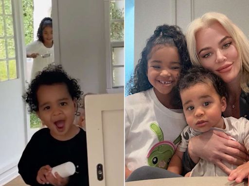 Khloé Kardashian Shares Adorable Playtime Videos of Tatum and True: 'Is Breakfast Ready?'
