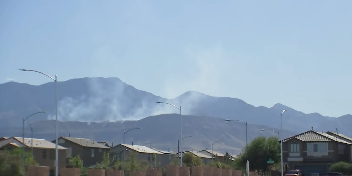 Firefighters responding to 150-acre ‘human-caused’ wildfire in southwest Las Vegas