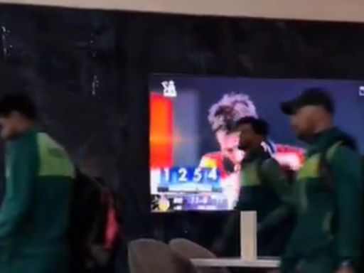 India and Pakistan fans at loggerheads after Babar Azam's team walks past IPL final playing on TV