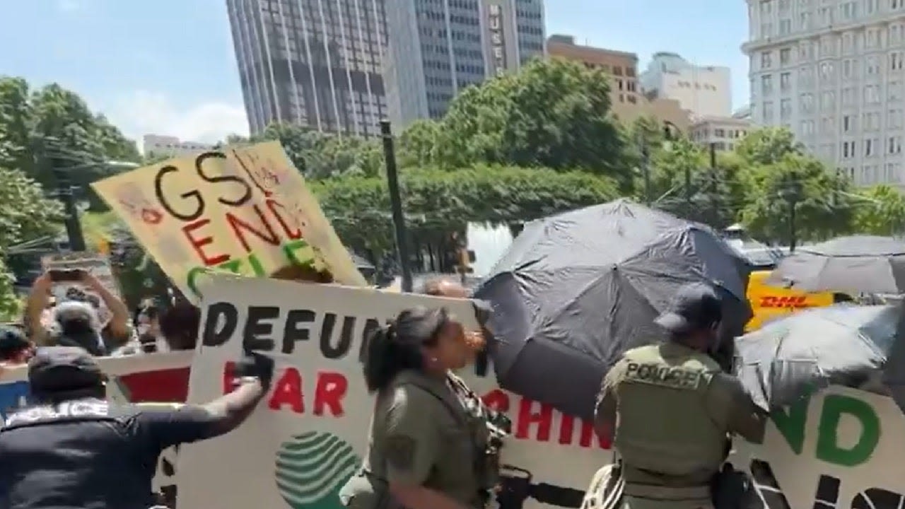 Pro-Palestine protest erupts at Georgia State University