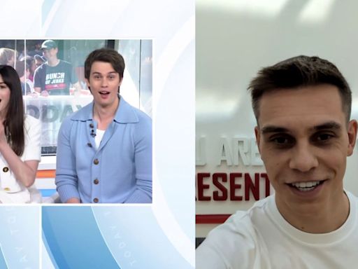 Leandro Trossard leaves Hollywood star Anne Hathaway ‘shaking’ with excitement