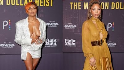 Taraji P. Henson Debuts Orange Hair and Shimmers in Plunging Retrofête Minidress, Chloe Bailey Does Delicate Dressing in Sergio Hudson and...