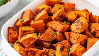 Air Fryer Sweet Potato Cubes Recipe Cooks To Crispy Perfection in 8 Minutes