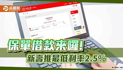 新壽推保單借款「龍e貸Ⅱ」 最低利率2.5%起！