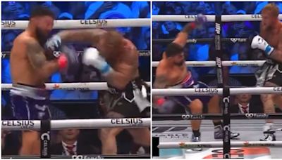 BREAKING: Jake Paul battered Mike Perry so badly the ref had to intervene & stop the fight