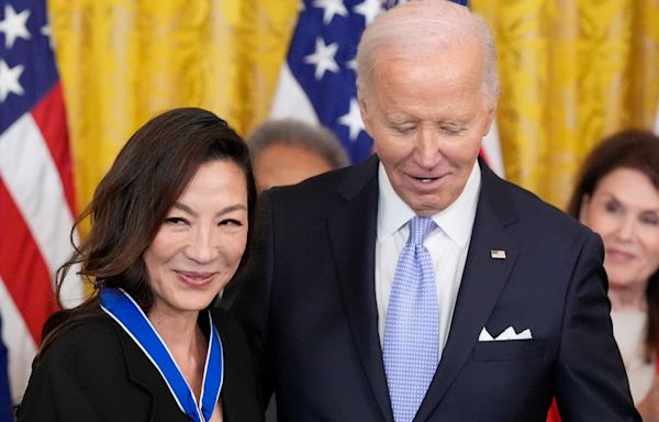 Biden awards the Medal of Freedom to Nancy Pelosi, Medgar Evers, Michelle Yeoh and 15 others