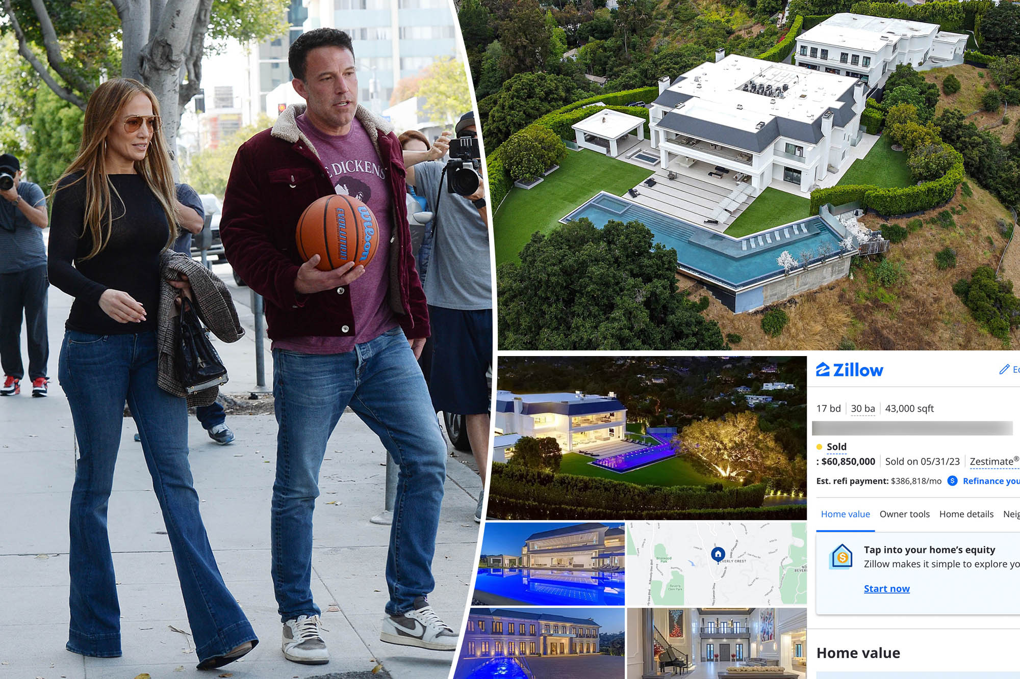 Jennifer Lopez and Ben Affleck divorce rumors heat up as their $60M Beverly Hills mansion pops up on real-estate site