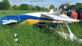 Pilot hurt after small plane crashes, flips over in Hunterdon County, NJ