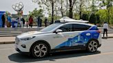 Chinese driverless car hits a person crossing against the light