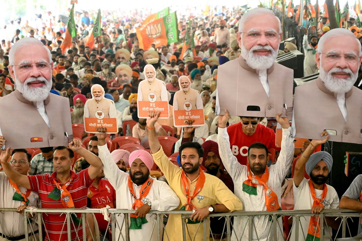 India election exit polls show Modi winning with large majority