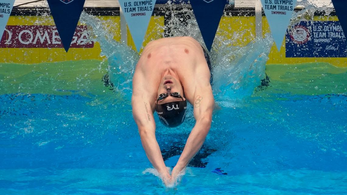 Ohio swimmer Hunter Armstrong's Team USA finishes 2nd in men's 4x100m freestyle relay heat: Here's when he competes next