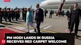 PM Modi lands in Russia, receives red carpet welcome at airport
