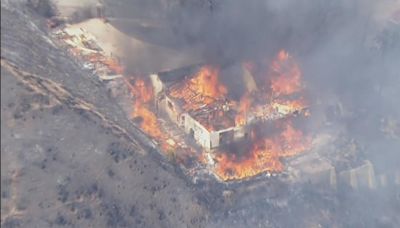 Edgehill Fire burns down homes in San Bernardino neighborhood