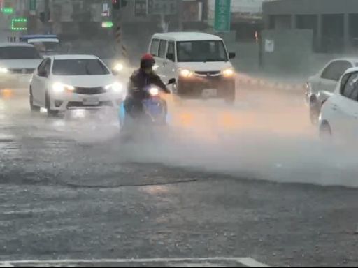 新／下班注意！大雷雨狂轟炸 淹水警戒地區曝光